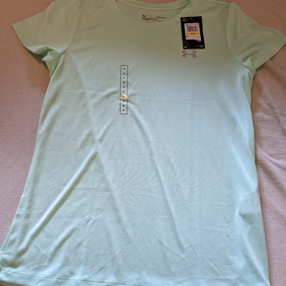 Under Armour medium light green tshirt